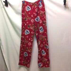 Childrens Rudolph The Red Nose Reindeer pajama pants size Large